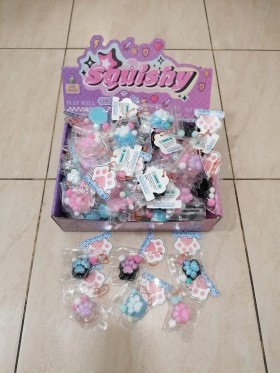 ZABAWKI SQUISHY ,80SZT / PACZKA, KOLOR JAK NA ZDZIĘCIU