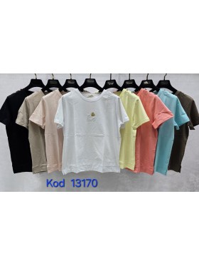 Bluzki damskie Tureckie, size standard ,paczka 12szt mix kolor