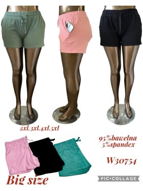 Spodenki damskie ,size 2-5xl, paczka 12szt,mix kolor