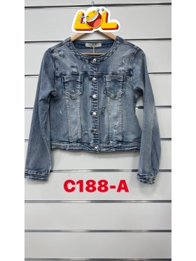Kurtki Jeansowe damskie ,size XS-XL, paczka 10szt,