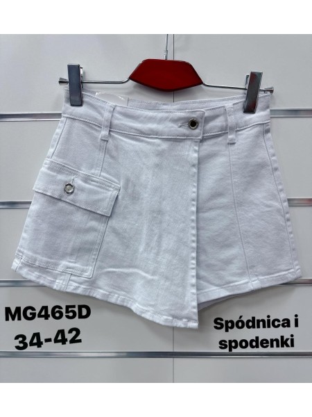 Spódnica krótka jeansowa damska ,size 34-42, paczka 10szt,