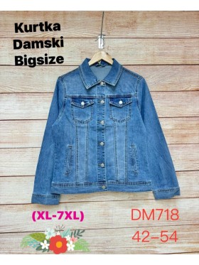 Kurtki Jeansowe  damskie ,size 42-54, paczka 7szt,