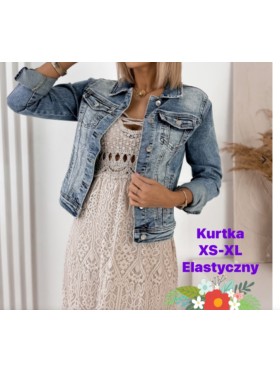 Kurtki Jeansowe  damskie ,size XS-XL, paczka 10szt,
