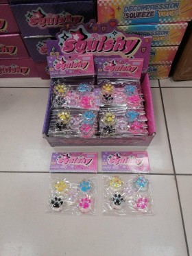 ZABAWKI SQUISHY ,24SZT / PACZKA, KOLOR JAK NA ZDZIĘCIU