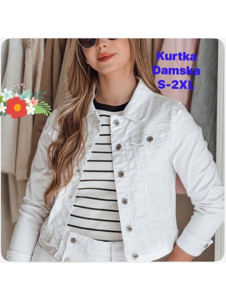 Kurtki Jeansowe damskie ,size36-44, paczka 10szt,