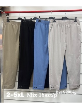Spodnie damskie , Size 2-5xl,paczka 16szt,mix kolor