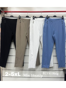 Spodnie damskie , Size 2-5xl,paczka 16szt,mix kolor