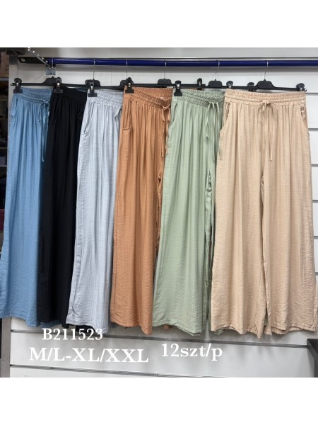 Spodnie damskie , Size m-2xl,paczka 12szt,mix kolor