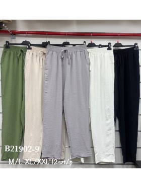 Spodnie damskie , Size m-2xl,paczka 12szt,mix kolor