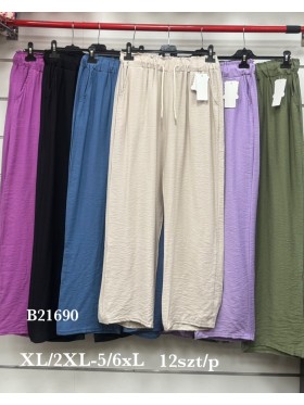 Spodnie damskie , Size xl-6xl,paczka 12szt,mix kolor
