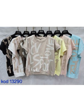Bluzki damskie Tureckie, size standard ,paczka 12szt mix kolor