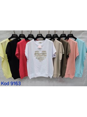 Bluzki damskie Tureckie, size standard ,paczka 12szt mix kolor