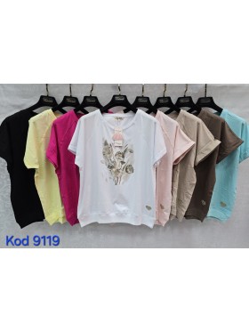 Bluzki damskie Tureckie, size standard ,paczka 12szt mix kolor