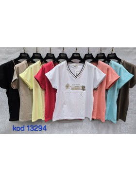 Bluzki damskie Tureckie, size standard ,paczka 12szt mix kolor