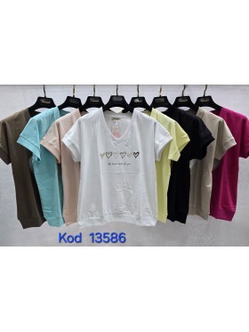 Bluzki damskie Tureckie, size standard ,paczka 12szt mix kolor