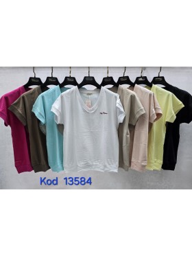 Bluzki damskie Tureckie, size standard ,paczka 12szt mix kolor