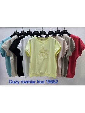 Bluzki damskie Tureckie, size standard ,paczka 12szt mix kolor