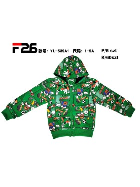 Bluza dzieciece rozm 1-5 lat, paczka 5szt, 1 kolor