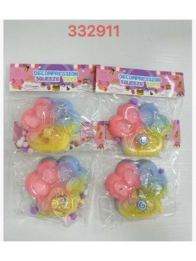 ZABAWKI SQUISHY,8SZT / PACZKA, KOLOR JAK NA ZDZIĘCIU