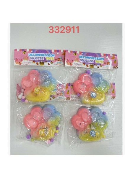 ZABAWKI SQUISHY,8SZT / PACZKA, KOLOR JAK NA ZDZIĘCIU