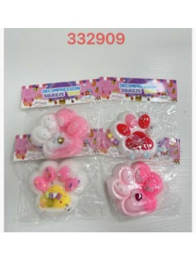 ZABAWKI SQUISHY,8SZT / PACZKA, KOLOR JAK NA ZDZIĘCIU