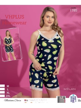 Piżama damskie tureckie, Size m-2xl,paczka 8szt,1kolor
