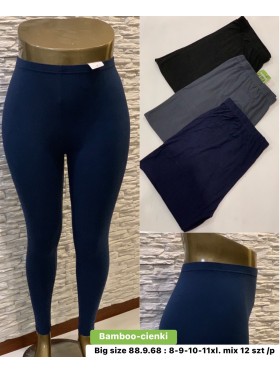 Legginsy damskie ,size 8-11xl, paczka 12szt,MIX kolor