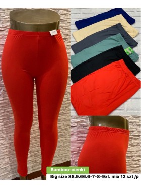 Legginsy damskie ,size 6-9xl, paczka 12szt,MIX kolor
