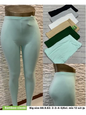 Legginsy damskie ,size 2-6xl, paczka 12szt,MIX kolor