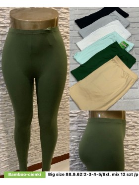 Legginsy damskie ,size 2-6xl, paczka 12szt,MIX kolor