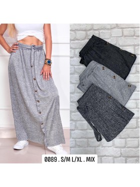 Spódnica długa damskie ,size S-xl, paczka 12szt,MIX kolor