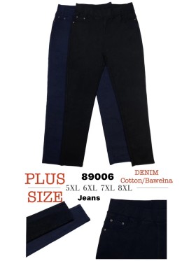 Spodnie damskie ,size 5-8xl, paczka 12szt,MIX kolor