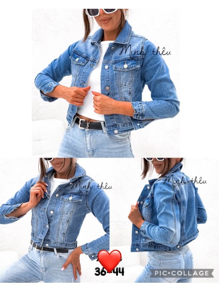 Kurtki Jeansowe damskie ,size36-44, paczka 10szt,