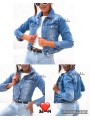 Kurtki Jeansowe damskie ,size36-44, paczka 10szt,