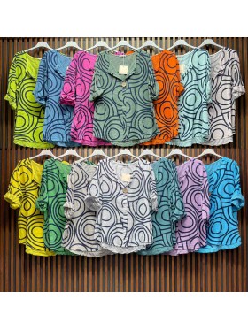 Bluzki damska Tureckie, size uni ,paczka 4szt 1 kolor