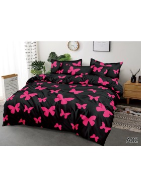 Komplet pościeli 3D 100% satyna - bawełna 3 Częściowy Rozmiar : 200/220cm