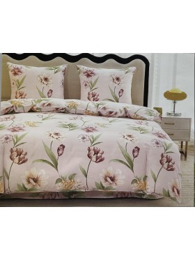 Komplet pościeli 3D 100% satyna - bawełna 3 Częściowy Rozmiar : 200/220cm