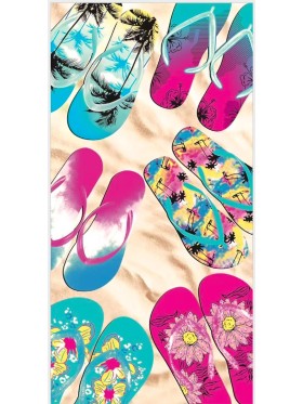 Ręcznik Plażowy Rozmiar : 70/140cm,Paczka : 12szt / mix wżoru