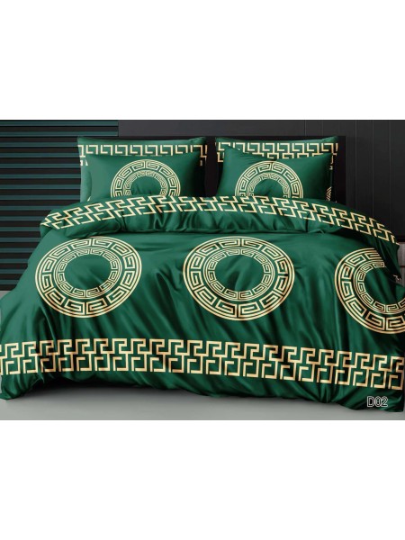 Komplet pościeli 5D  „”” MILANO „” 100% satyna - bawełna 3 Częściowy Rozmiar : 160/200cm