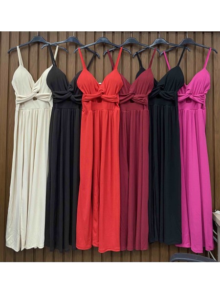 Sukienki damskie wloskie, size uni ,paczka 6szt, mix kolor