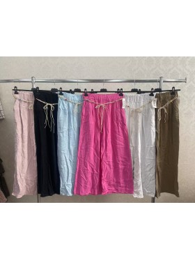 Spodnie damskie wloskie, size uni ,paczka 6szt, mix kolor