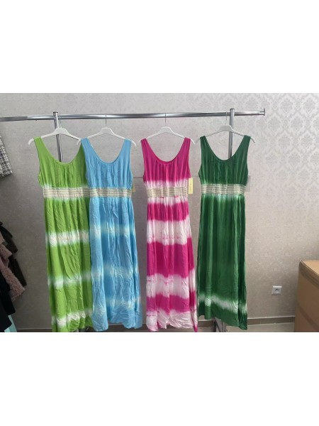 Sukienki damskie wloskie, size uni ,paczka 6szt, mix kolor