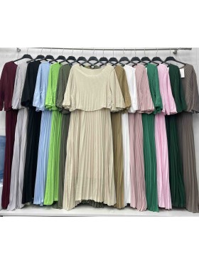 Sukienki damskie wloskie, size uni ,paczka 6szt, mix kolor