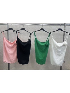 Bluzki damskie wloskie, size uni ,paczka 6szt, mix kolor