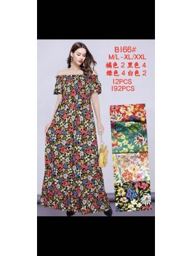 Sukienki damskie , size m-2xl,paczka 12szt, mix kolor