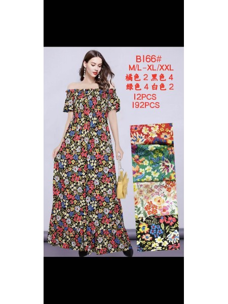 Sukienki damskie , size m-2xl,paczka 12szt, mix kolor