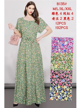 Sukienki damskie , size m-2xl,paczka 12szt, mix kolor
