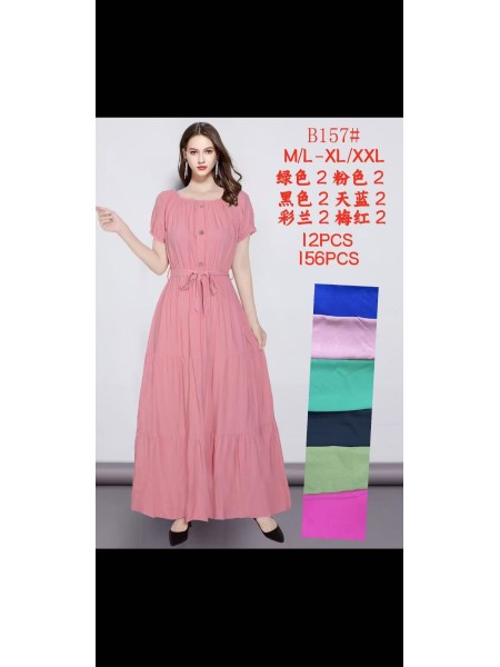 Sukienki damskie , size m-2xl,paczka 12szt, mix kolor