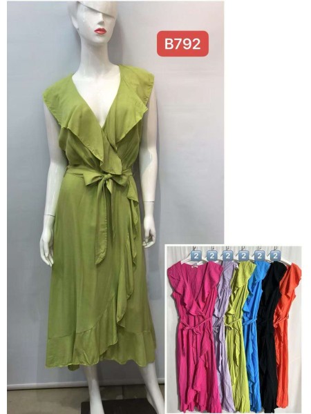 Sukienki damskie , size m-2xl,paczka 12szt, mix kolor