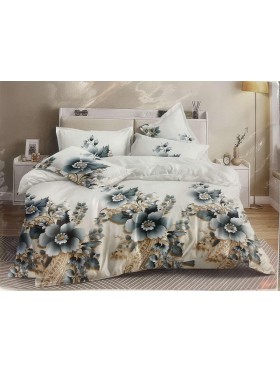 Komplet pościeli 5D   „”” MILANO „” 100% satyna - bawełna 4 Częściowy Rozmiar : 200/220cm